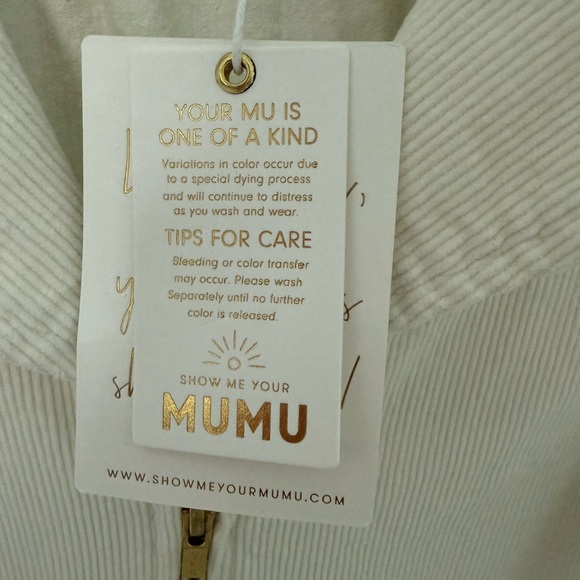 Show Me Your MuMu Outlaw Belted Dress with Gold Buckle main image 10